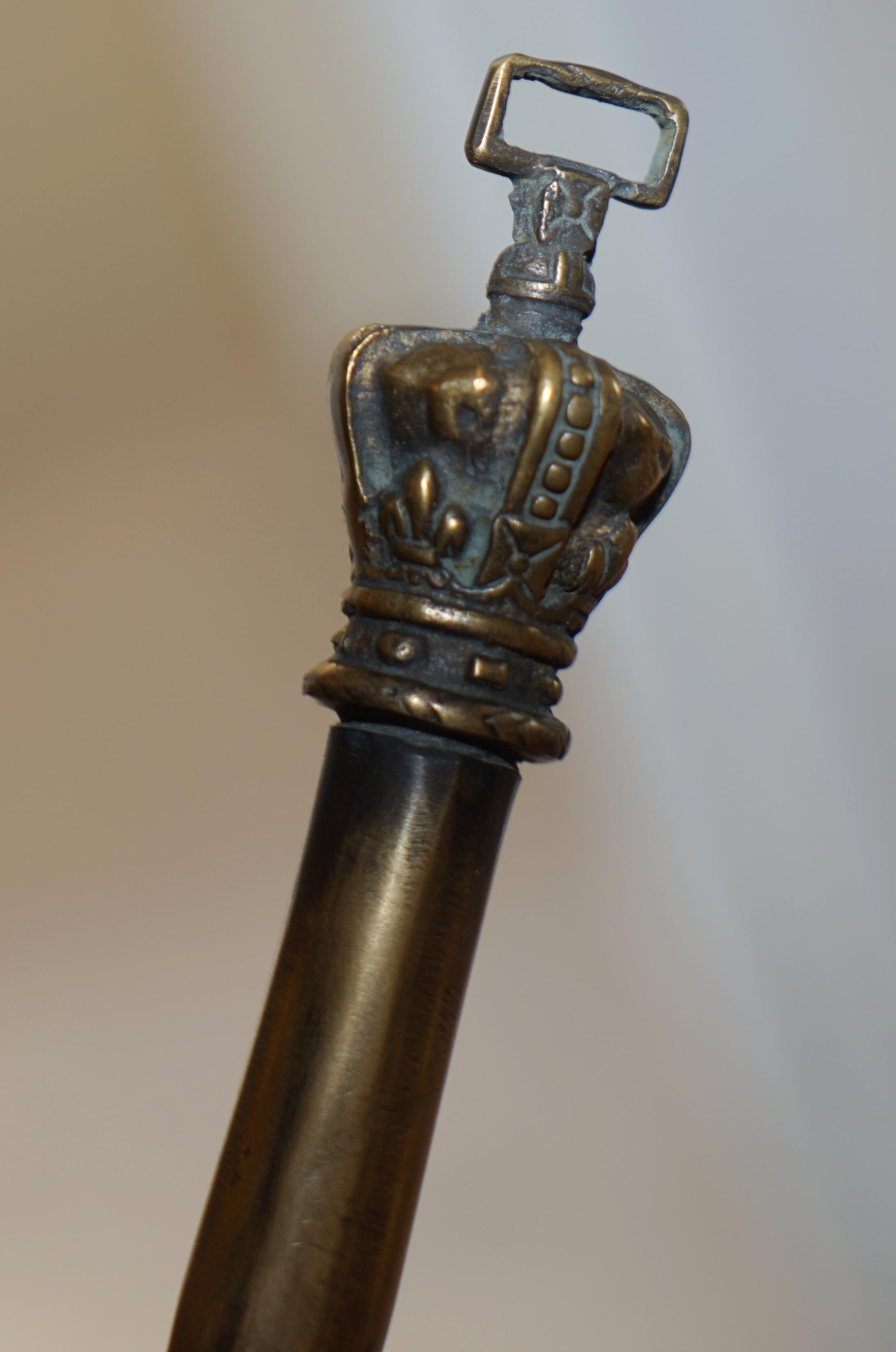 Victorian Royal Sceptre Mace Stamped VR with King Edwards Crown & City of York 2