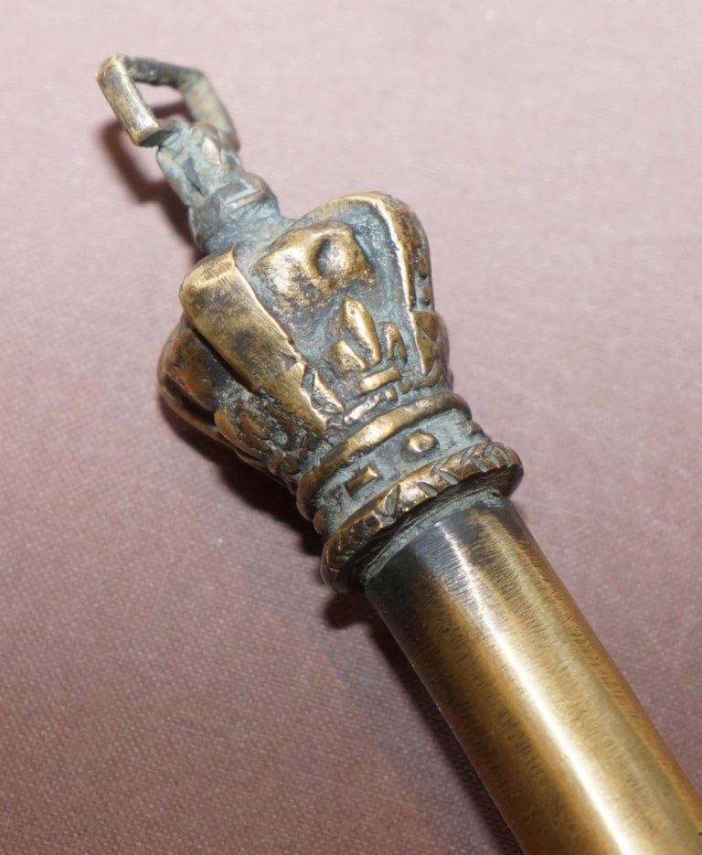 Victorian Royal Sceptre Mace Stamped VR with King Edwards Crown and