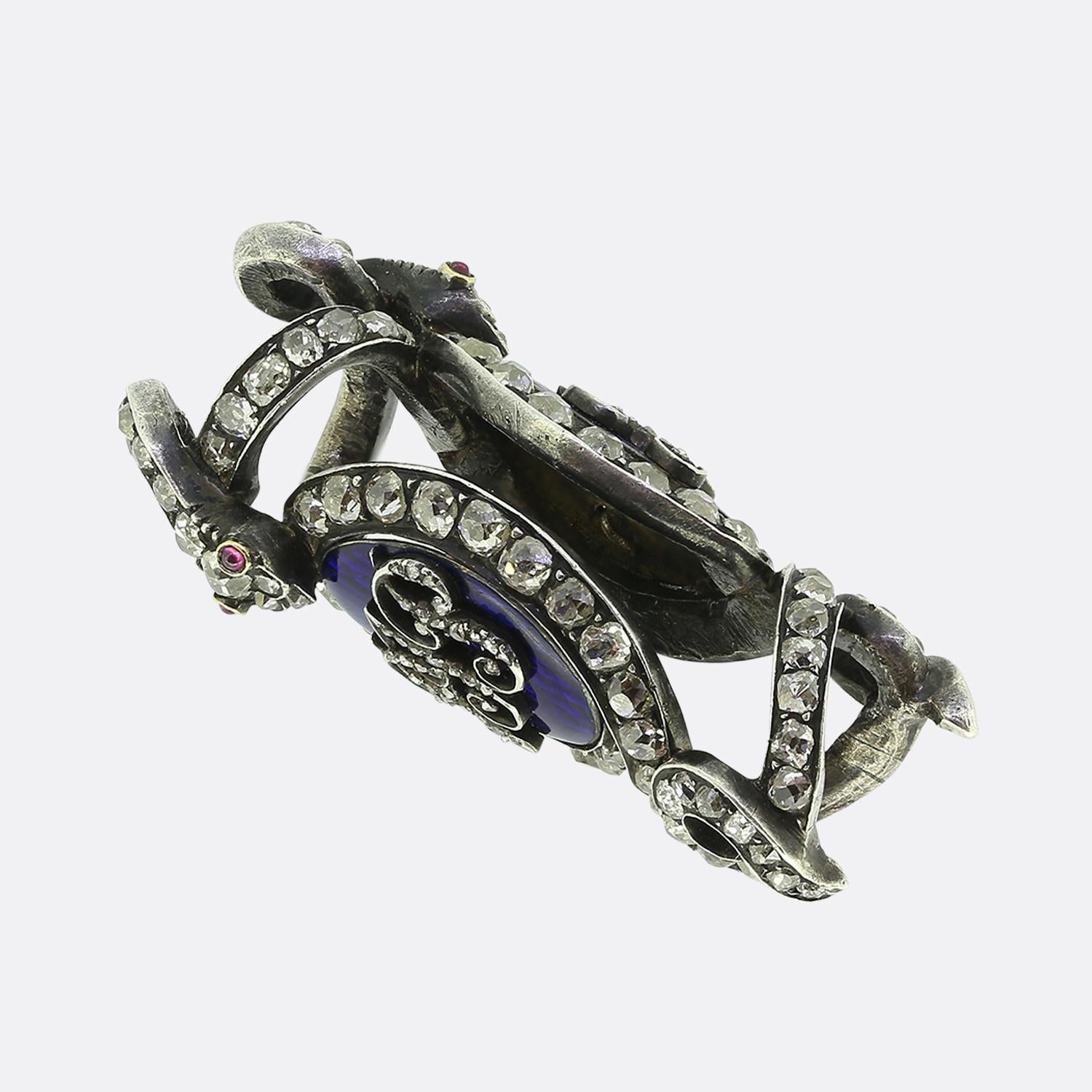 Here we have a stunning creation taken from the Victorian period. This antique piece has been crafted from silver into an extravagant slider. The term is used for bracelets consisting of slides on two or more chains. Victorian sliders were not