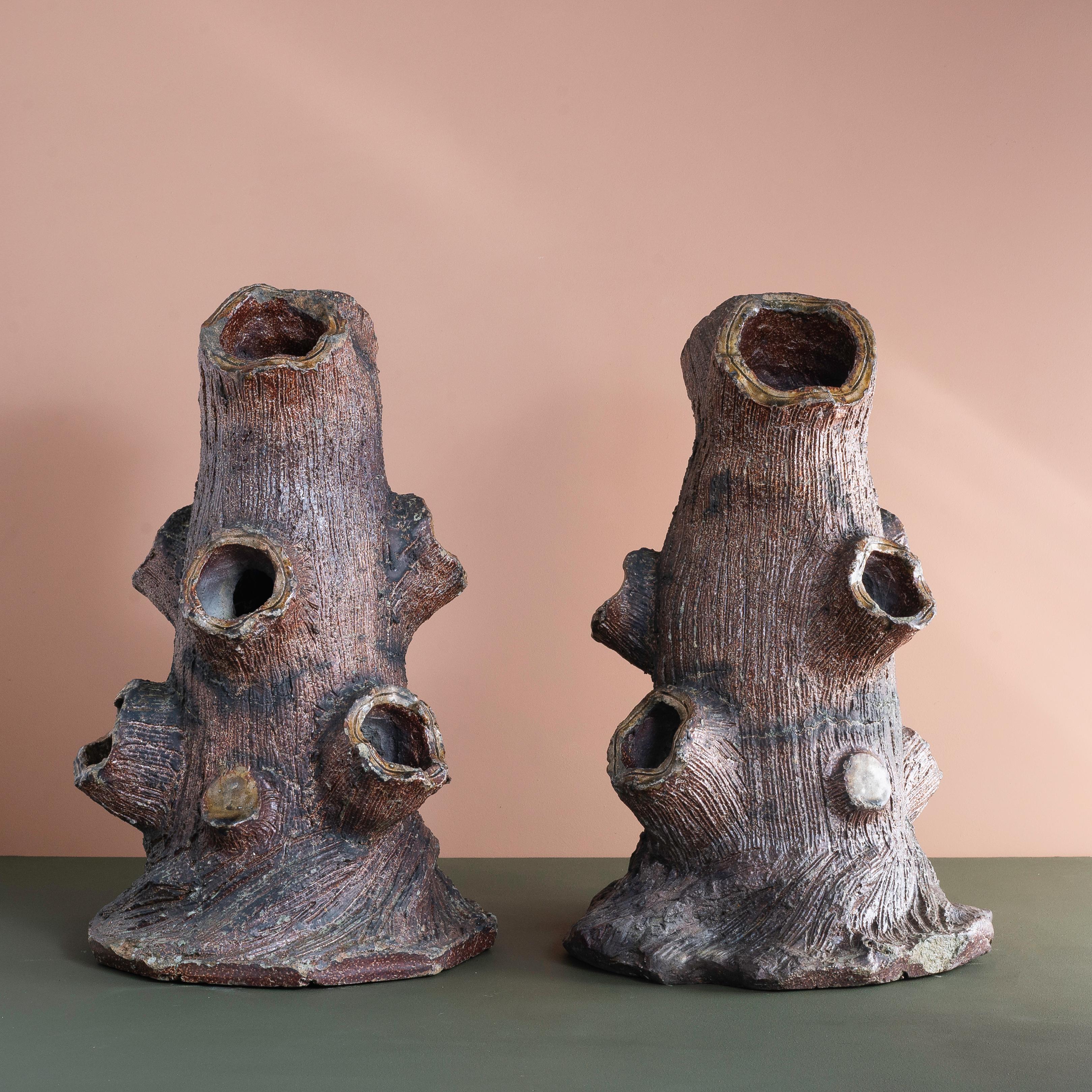 Jardinière victorienne en faux-bois émaillé de sel pour fraises en vente 6