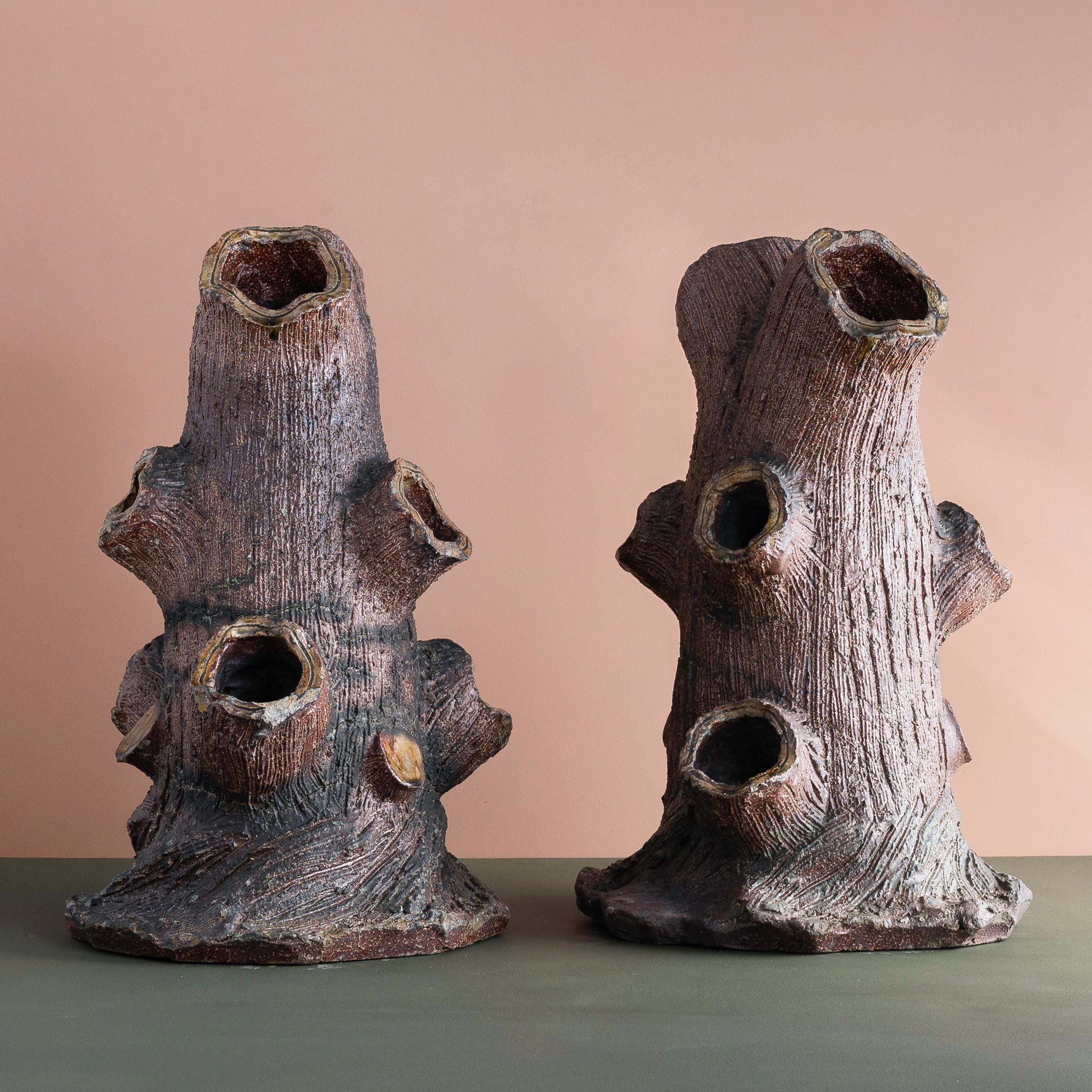 Jardinière victorienne en faux-bois émaillé de sel pour fraises en vente 7