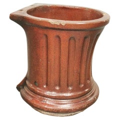 Victorian Salt Glazed Reclaimed Antique WC Tipper Lavatory Pan Planter