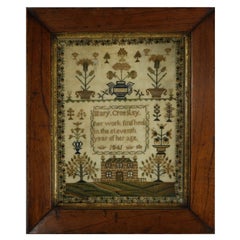 Victorian Sampler, 1841, by Mary Croesley