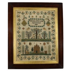 Victorian Sampler, 1847, by Willimina McD Leslie Aged 12