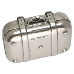 Victorian Sampson Mordan Silver Seamstress Kit Etui, Circa 1874