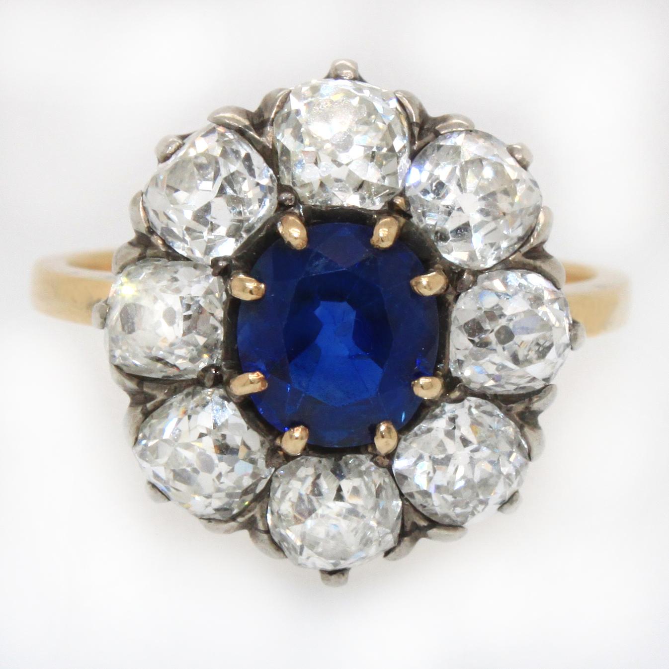 victorian sapphire ring