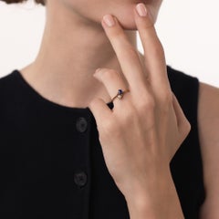 Victorian sapphire pearl low karat gold toi et moi ring