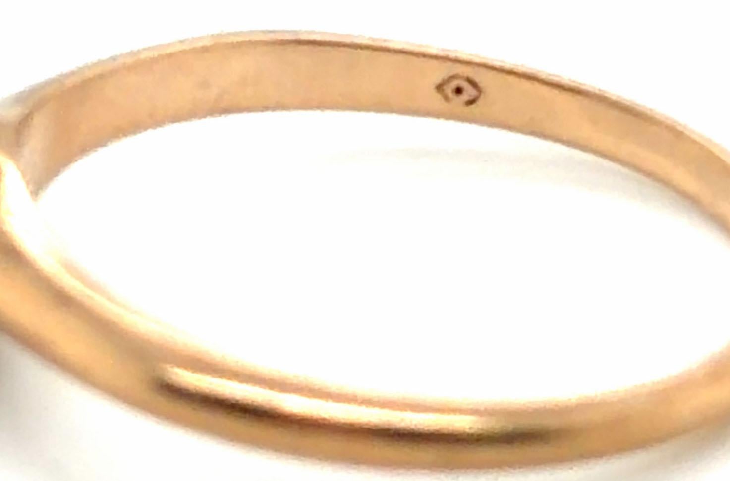 Victorian Sapphire Ring 1ct Round Solitaire Original 1890's Yellow Gold Otsby Ba Victoriano en venta