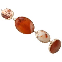 Victorian Sardonyx Yellow Gold Bracelet