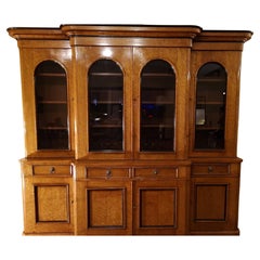 Victorian Satin Wood Bookcase