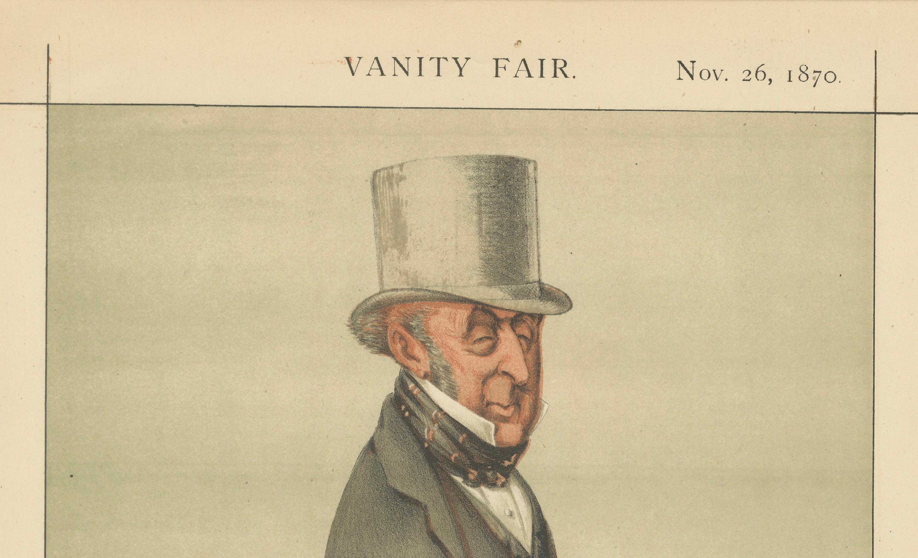 Victorian Savant and Statesman – Vanity Fair Men of the Day No. 14, 1870