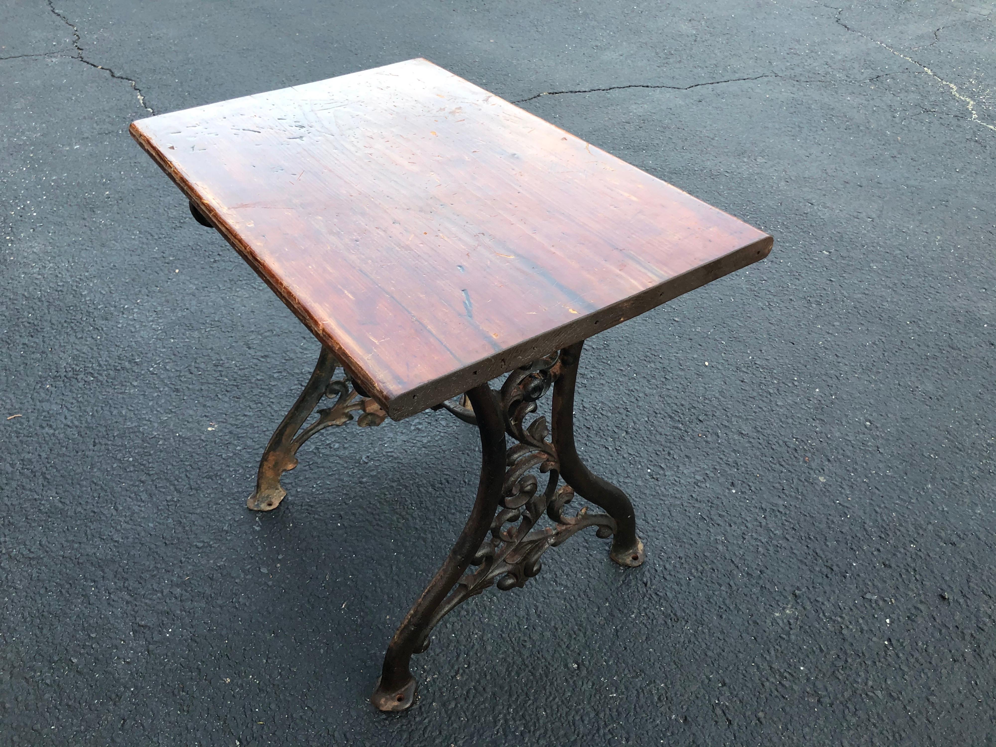 Late 19th Century Victorian School Desk or Sewing Table