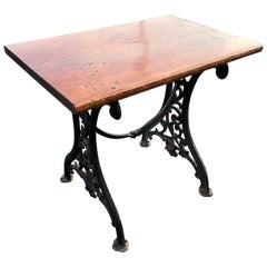 Used Victorian School Desk or Sewing Table