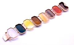 Victorian Scottish Agate Bracelet, c1880