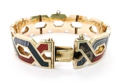 Victorian Scottish Agate Bracelet, circa 1875