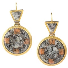 Victorian Scottish Agate Earrings