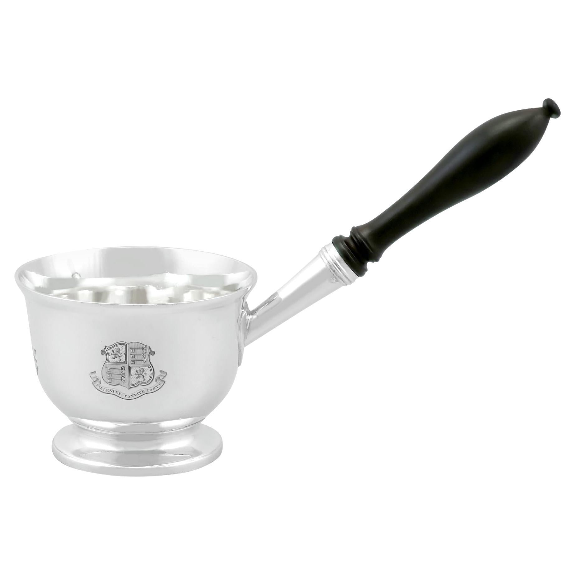 Victorian Scottish Sterling Silver Brandy Pan