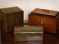 Victorian Scottish Tartanware Box