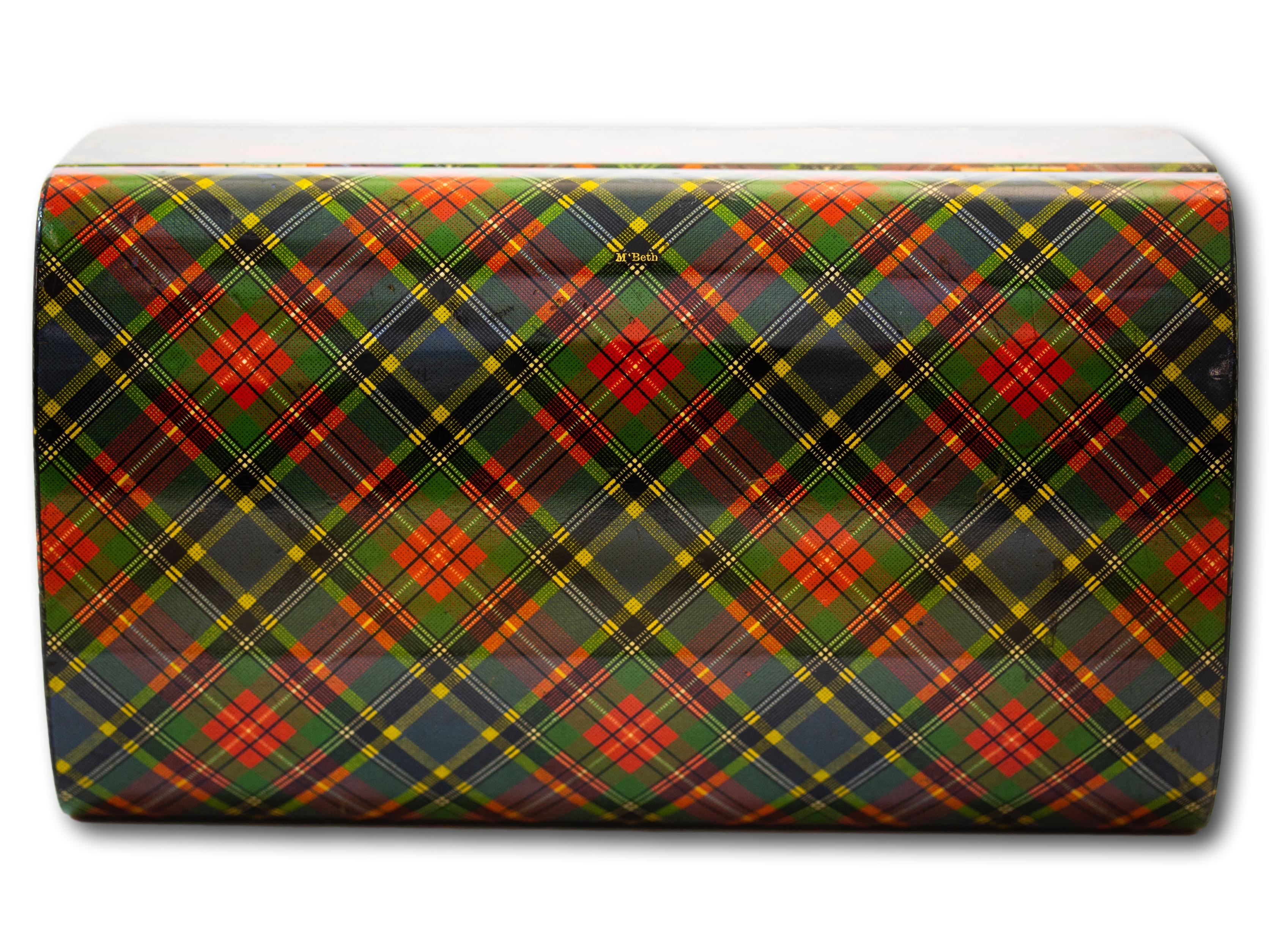 Victorian Scottish Tartanware Box 1