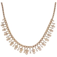 Victorian Seed Pearl Fringe Collar