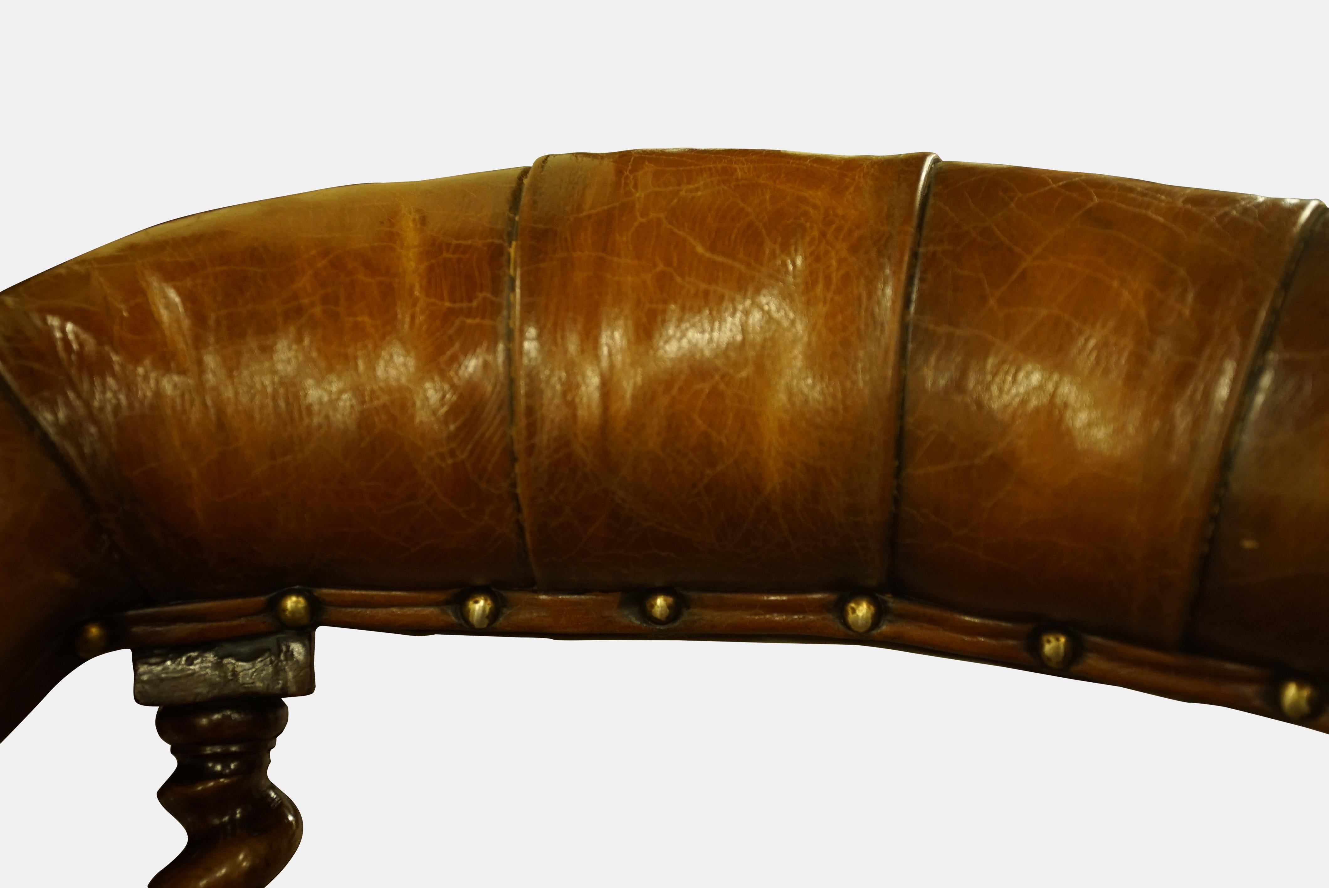 19th Century Victorian Serpentine Rosewood Chair