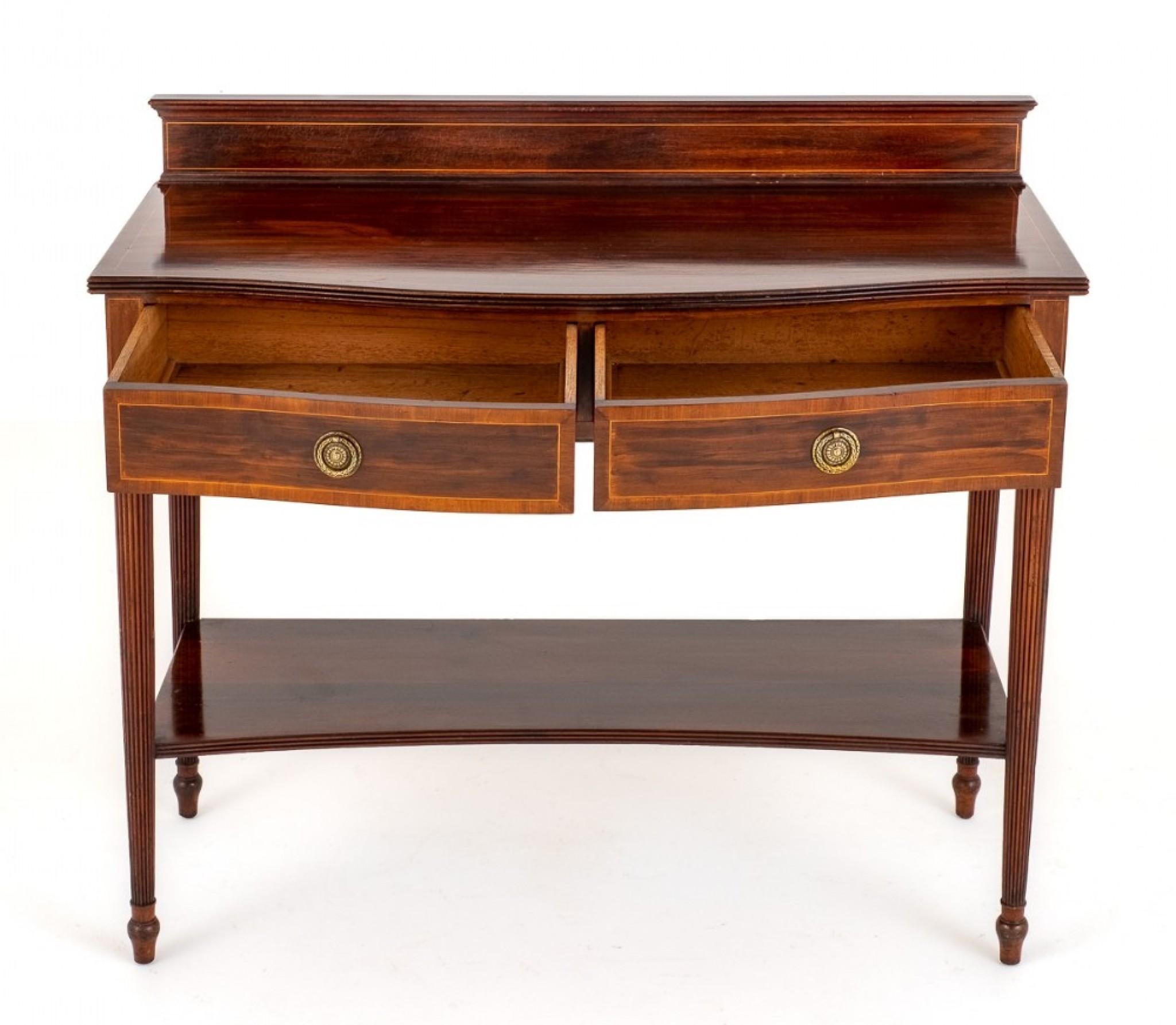 Early 20th Century Victorian Server Sideboard Maple and, circa 1900 For Sale