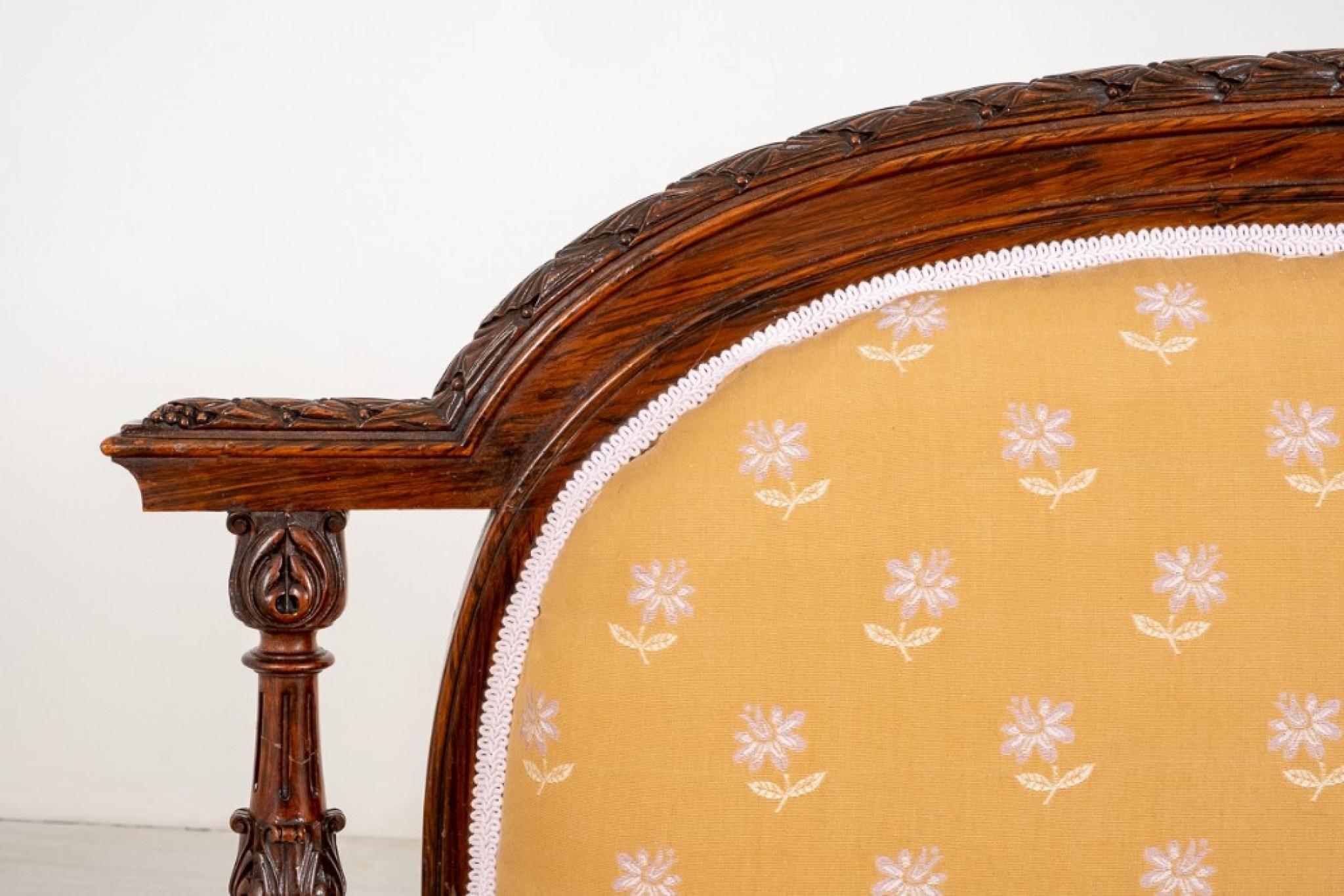 Viktorianische Sofa-Kommode aus Nussbaumholz, antik, 1860 im Angebot 1