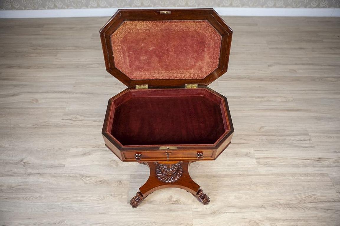 antique victorian sewing table
