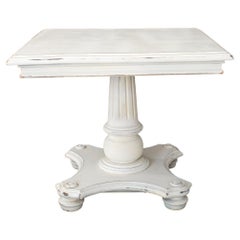 Used Victorian Shabby Chic Style Painted Low Table