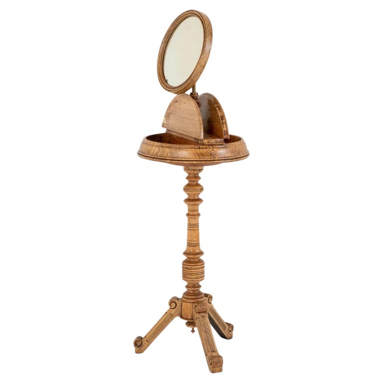 Victorian Shaving Stand Ash, 1890 For Sale at 1stDibs