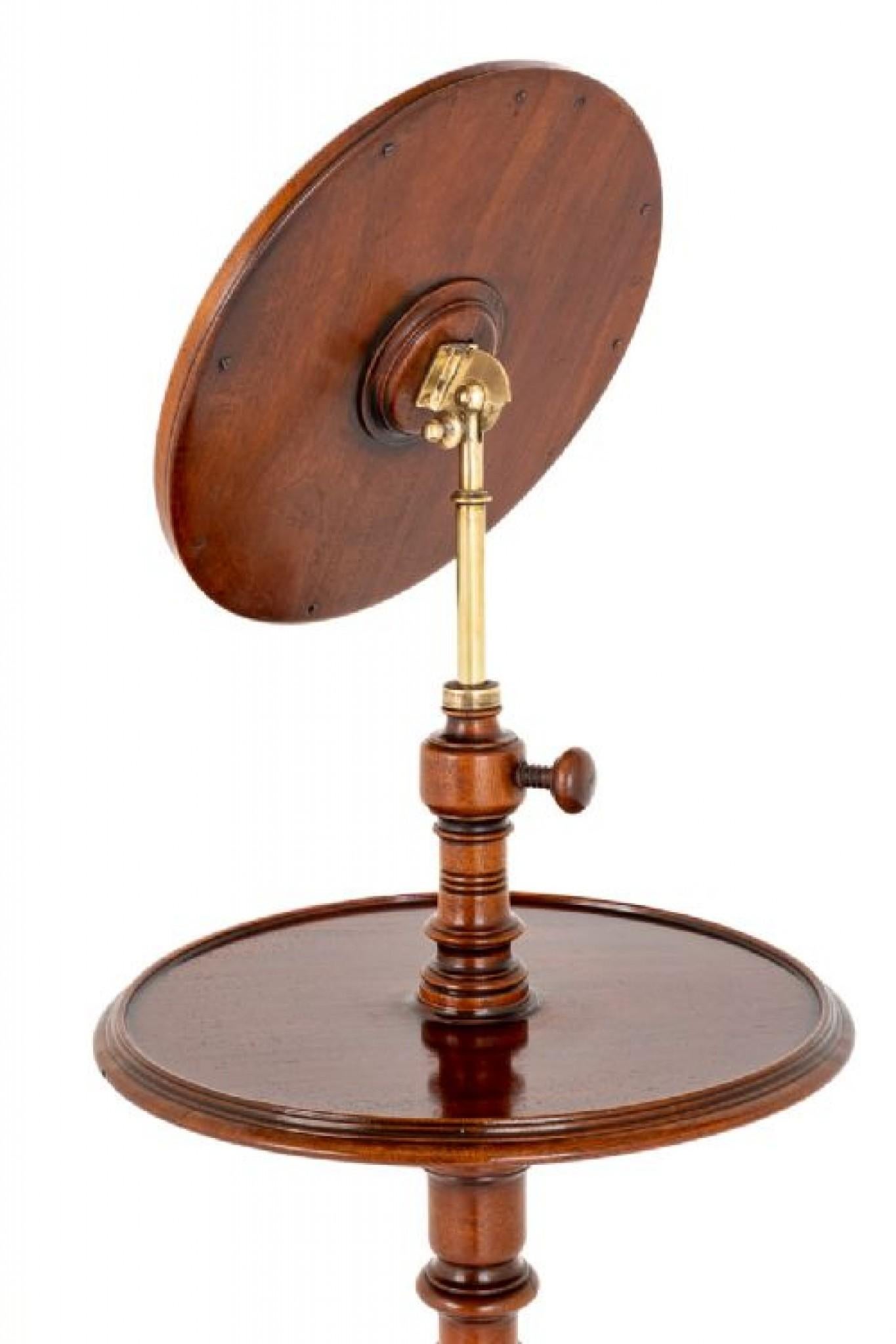 Mid-19th Century Victorian Shaving Stand Mahogany Mirror, 1860