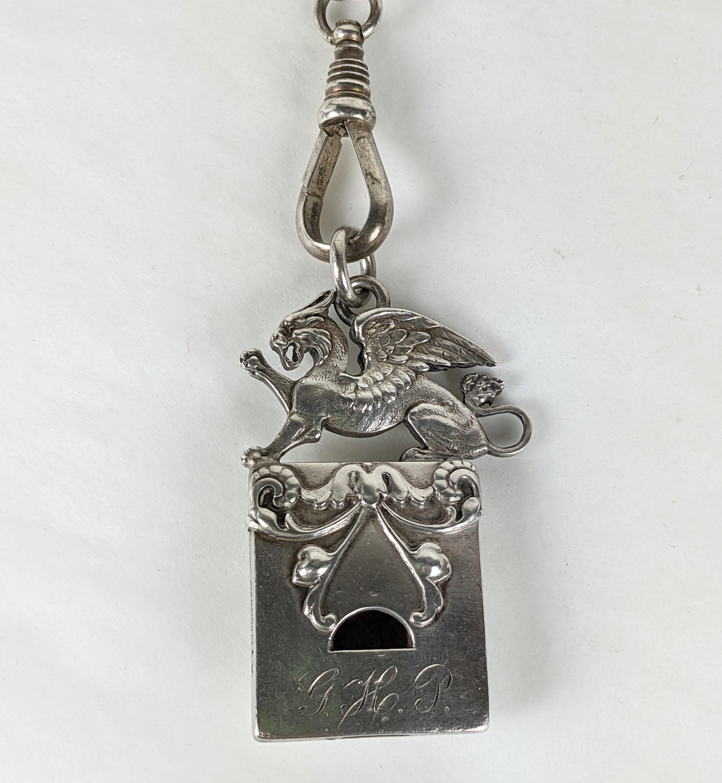 Victorian Shiebler Pendant Necklace For Sale 2