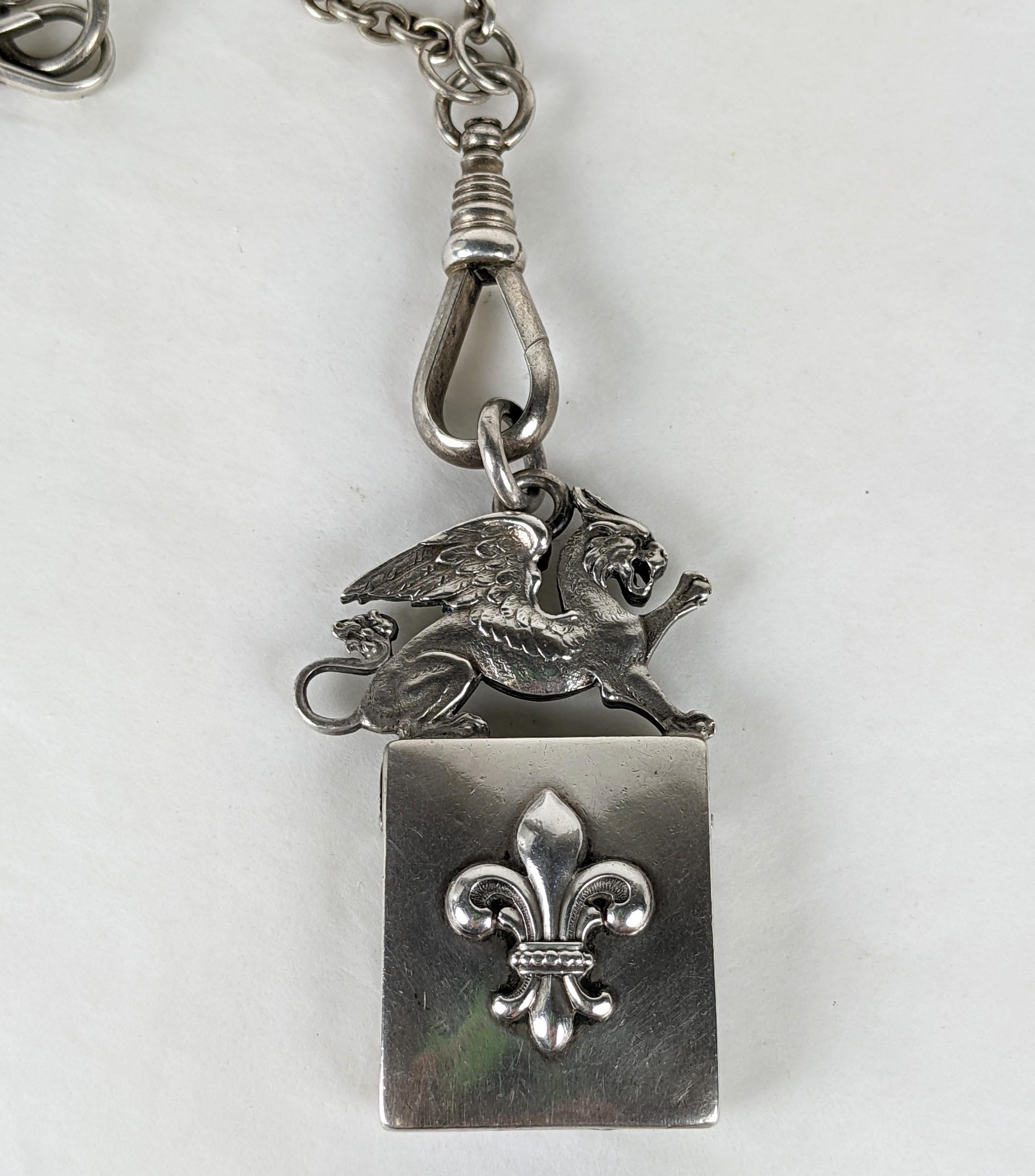Victorian Shiebler Pendant Necklace In Excellent Condition For Sale In New York, NY