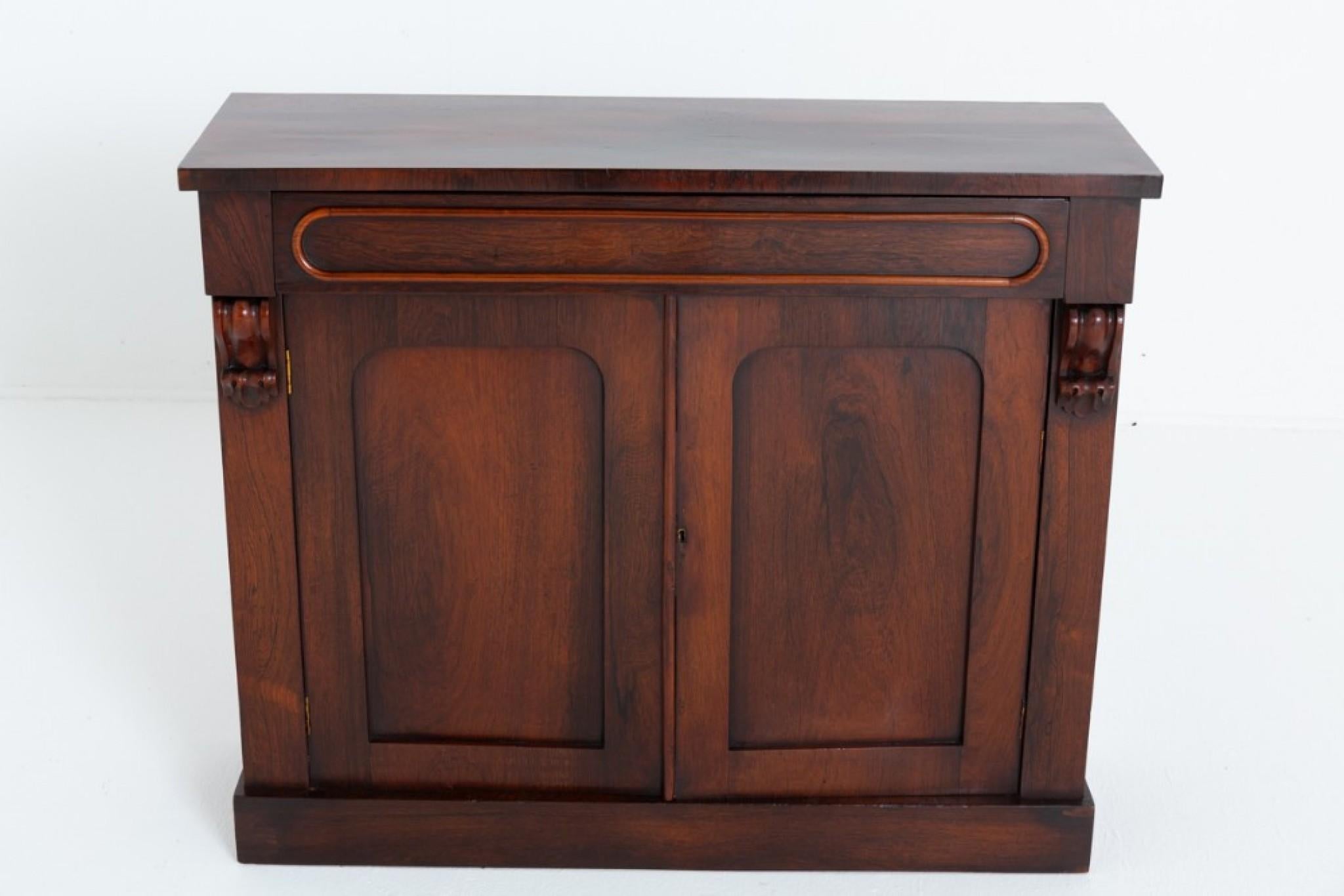 Victorien Meuble d'appoint victorien Coffre en acajou ancien 1860 en vente