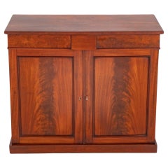 Victorian Side Cabinet Mahogany Chest 1850