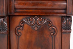 Victorian Sideboard Breakfront Mahogany Buffet 1850