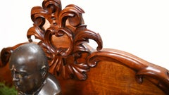 Victorian Sideboard Chiffonier Antique Mahogany Server, 1840