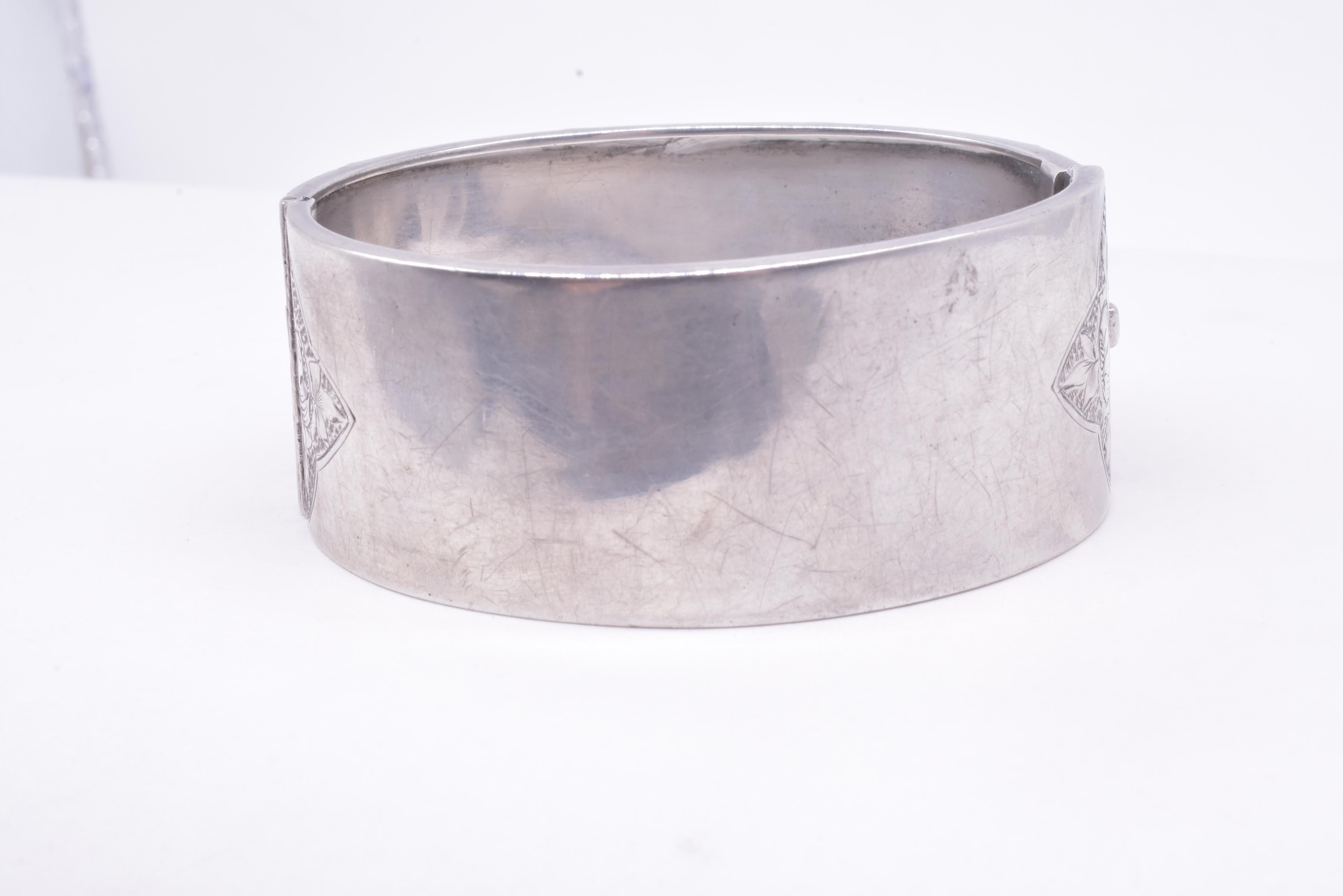 silver and gold cuff bracelet