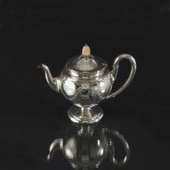 Victorian Silver Bachelor Teapot