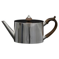 Victorian silver bachelor teapot