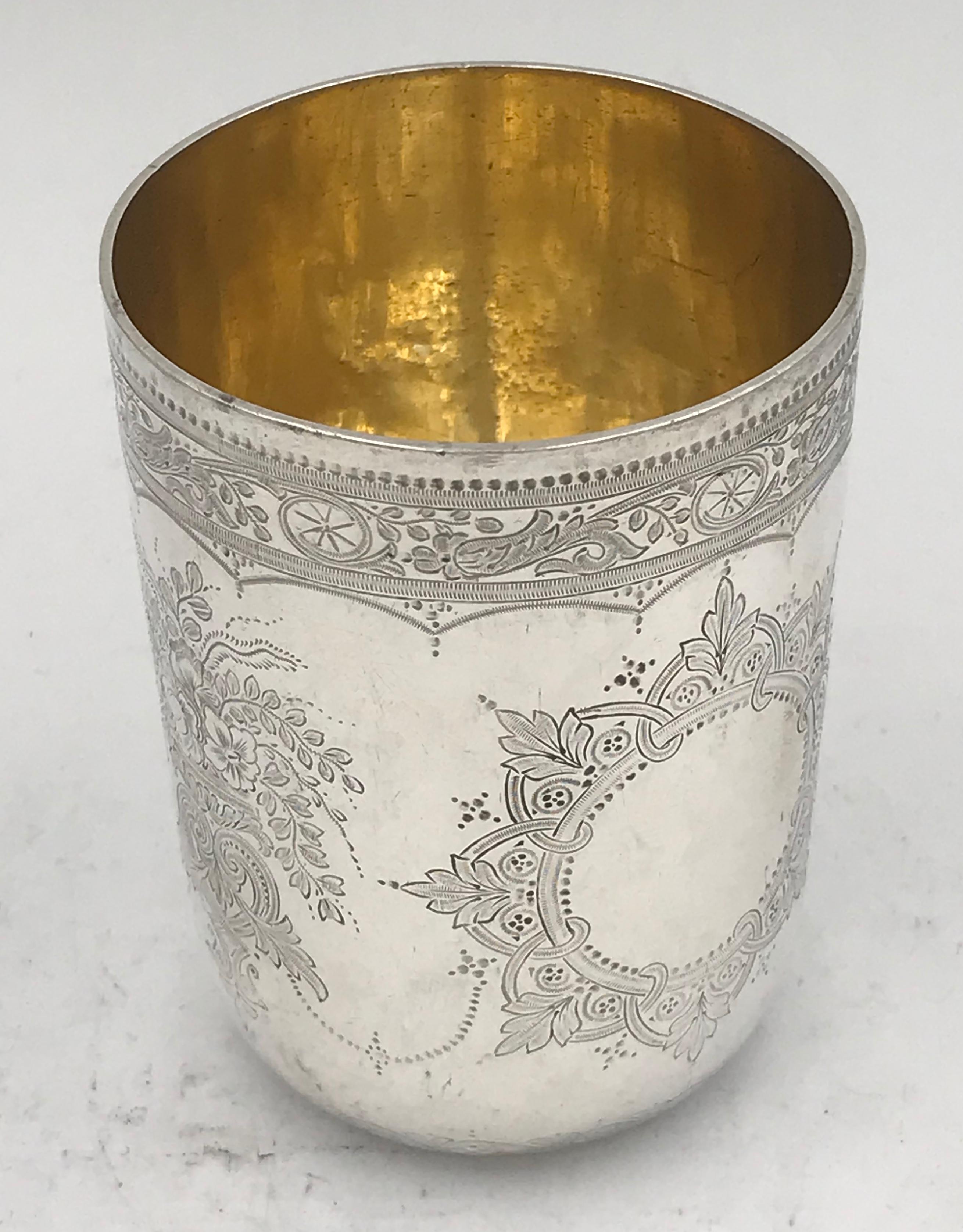 Victorian Silver Beaker In Good Condition In London, GB