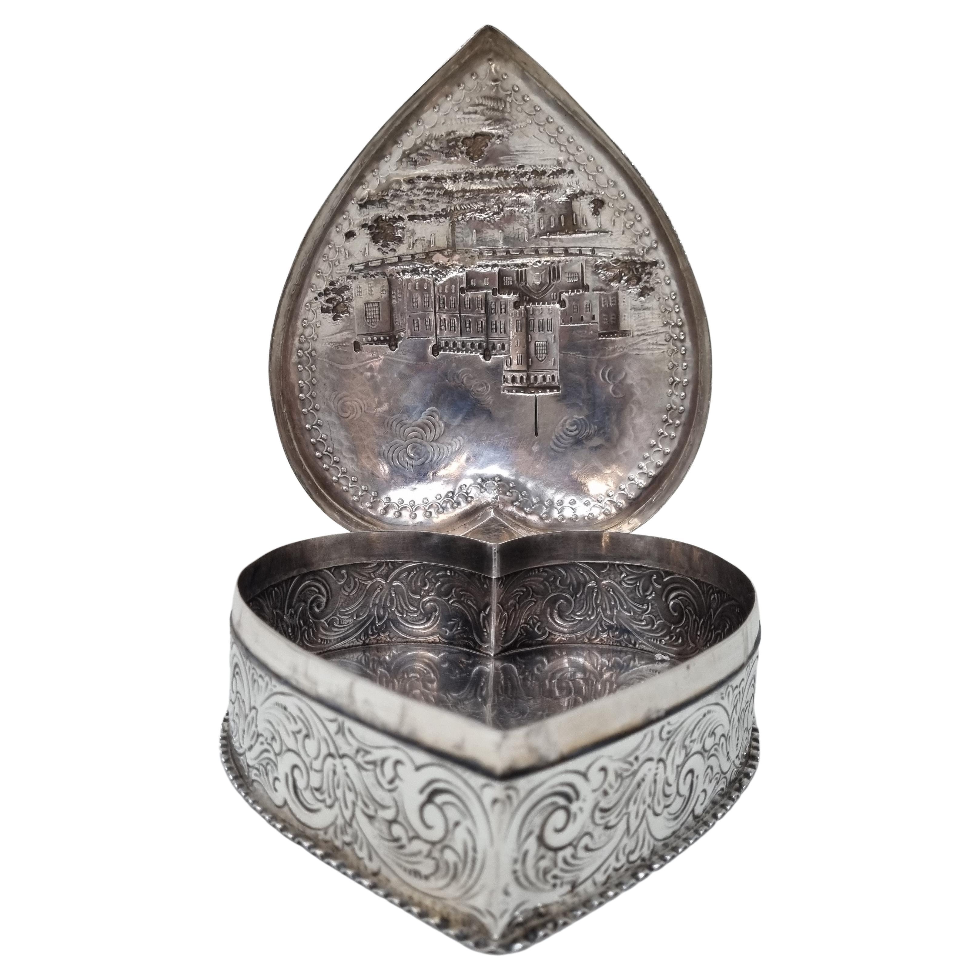 Victorian Silver Box For Sale