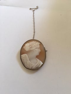 Victorian Silver Cameo