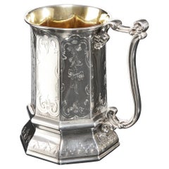 Viktorianische Kindertasse aus Silber
