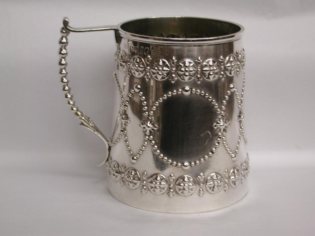 Victorian Silver Christening Cup, 1871 1