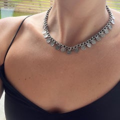 Victorian Silver Fancy Collar Necklace