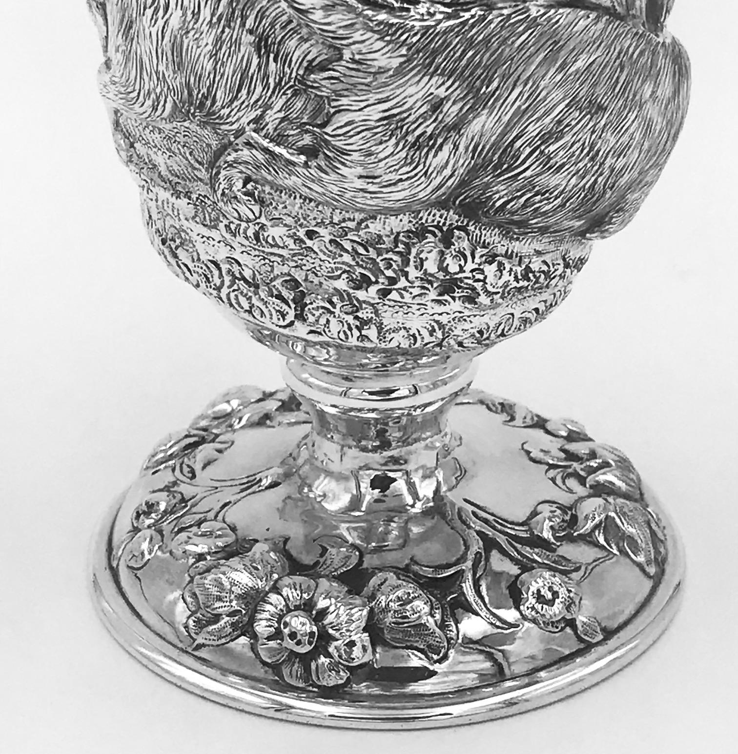 Victorian Silver Goblet In Good Condition In London, GB