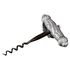 Victorian Silver-Handled Corkscrew, 1890