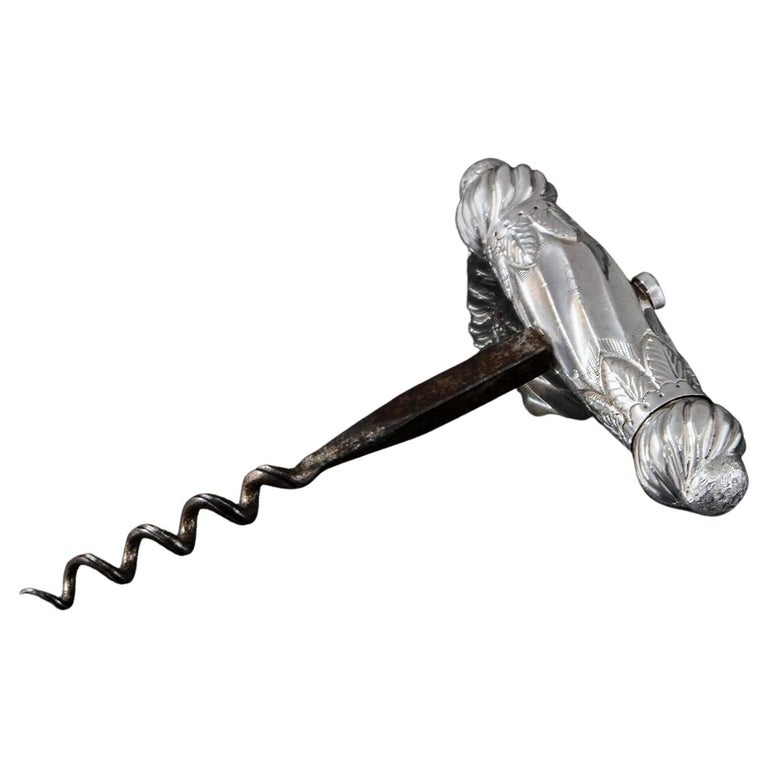 Victorian SilverHandled Corkscrew, 1890 For Sale at 1stDibs