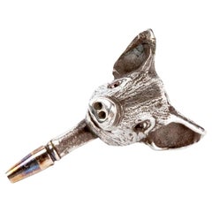 Victorian Silver Hog Watch Key Winder